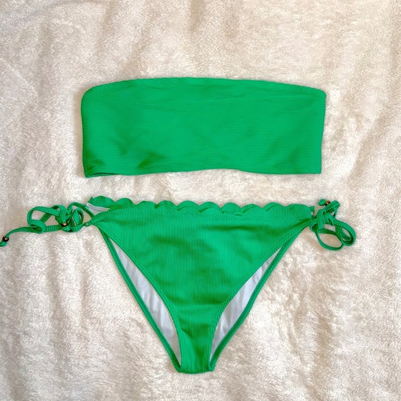 Green Bikini Set, Cheeky, Size 12, Excellent Condition - Picture 1 of 5